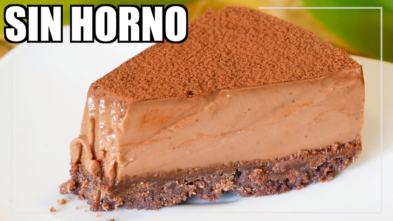 La TARTA de CHOCOLATE m&aacute;s F&Aacute;CIL y RICA Sin Horno, Sin Huevos, Sin Gelatina S&Uacute;PER F&Aacute;CIL