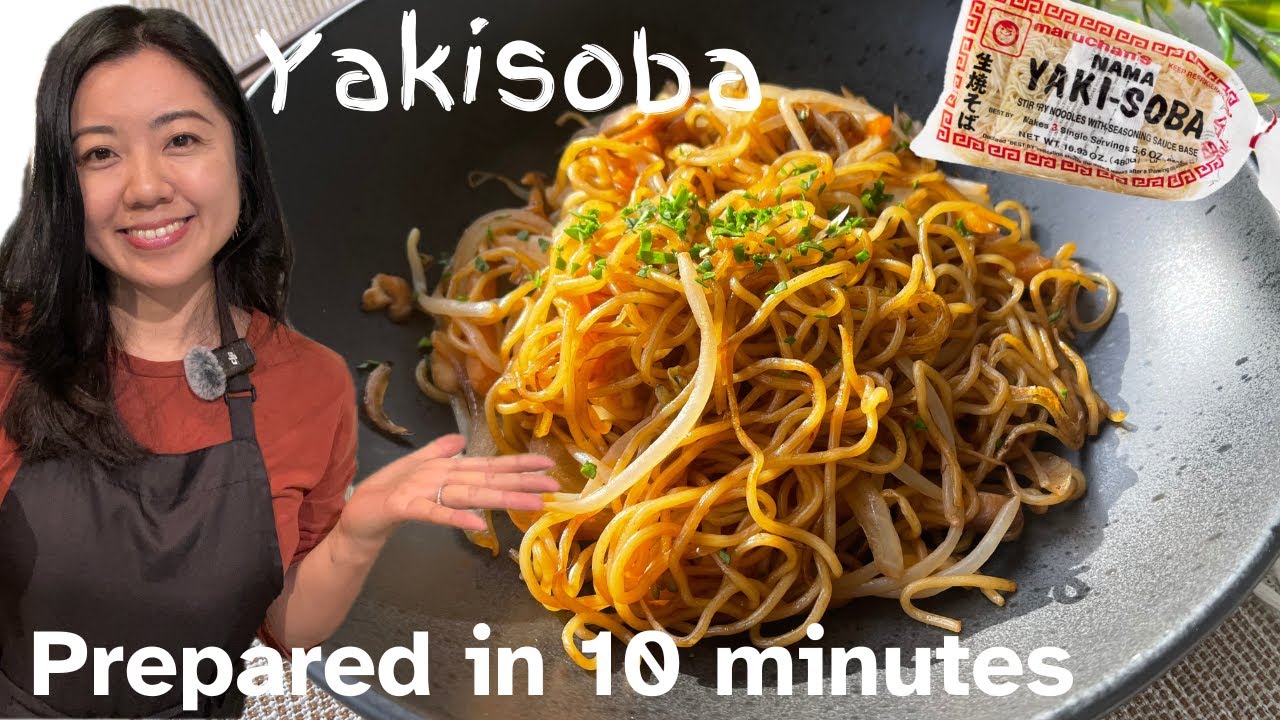 【Easy】How to Make Yakisoba, Stir-fry noodles ~Easy and Fun Japanese Cooking ~