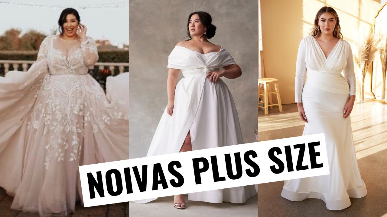 Lindas Ideias de Vestido de Noiva Plus Size