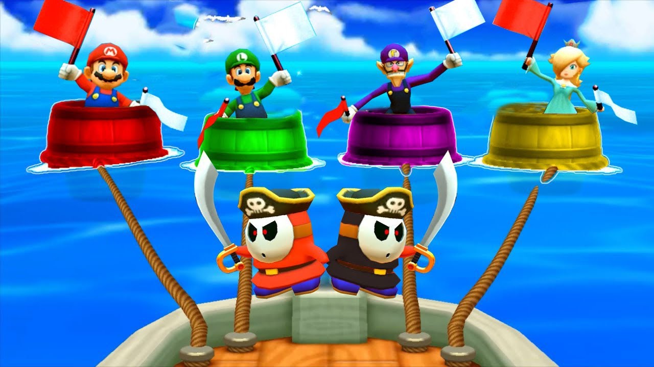 【3DS マリオパーティ100 ミニゲームコレクション】ミニゲーム マリオ vs ルイージ vs ワルイージ vs ロゼッタ（最強CPU「マスター」）