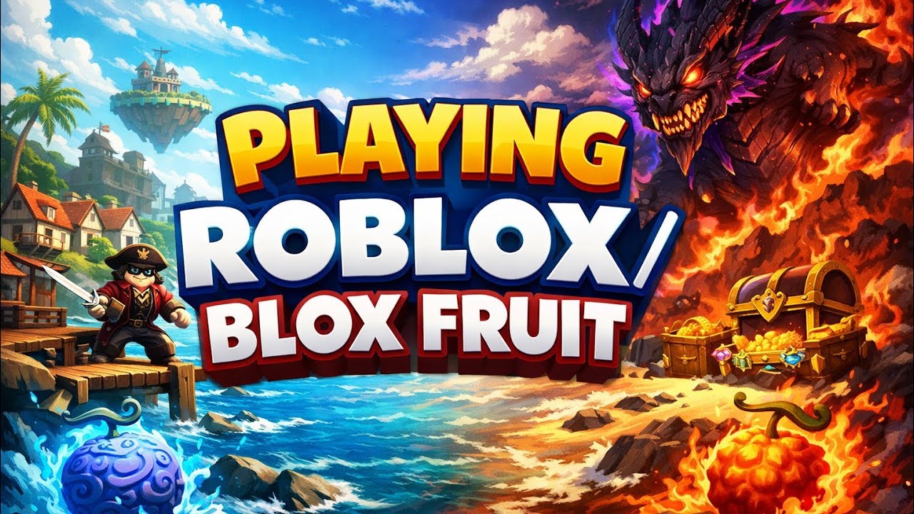PLAYING ROBLOX/BLOX FRUIT/