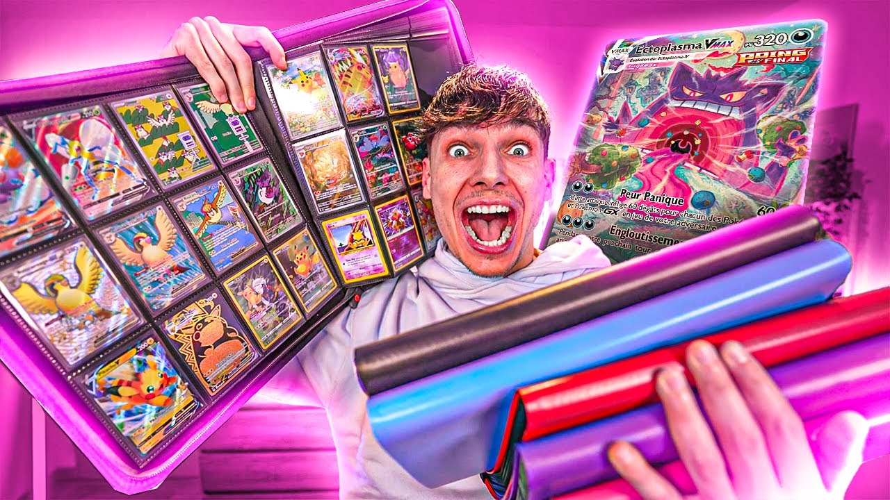 MA COLLECTION DE CARTES POKÉMON + 10 MASTER SET à 25.000€ #pokemon #tcg