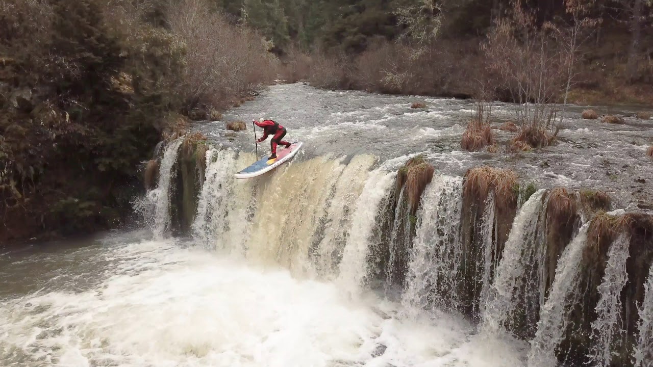 Paddle Boarding Waterfalls