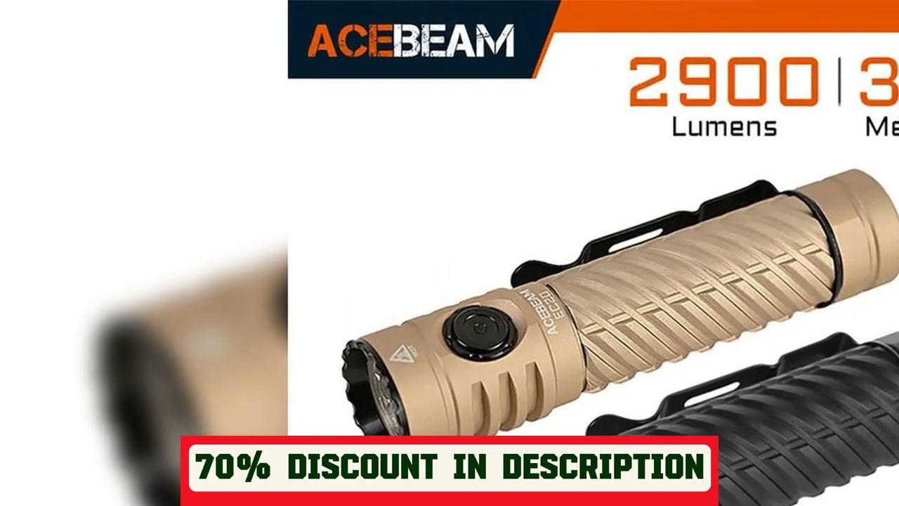 A must-have product!&nbsp;ACEBEAM EC20 EDC Flashlight 18650 USB C Rechargeable Torch 519A High CRI LED