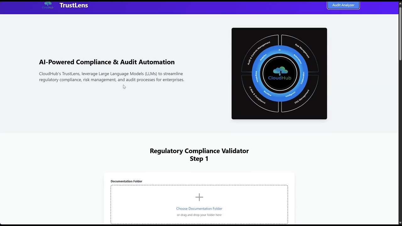 TrustLens - AI-powered compliance and audit automation tool
