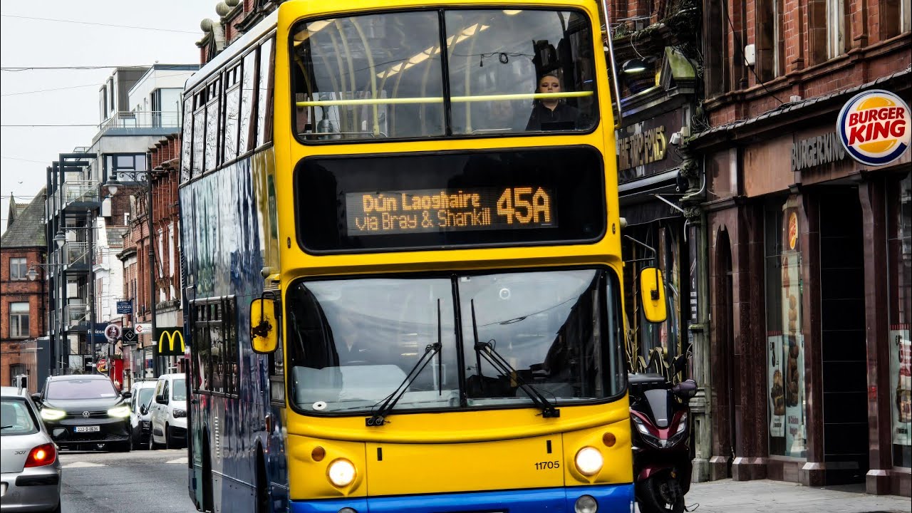 Ride Onboard Go Ahead 11705 on the 45A from Dún Laoghaire to Bray.