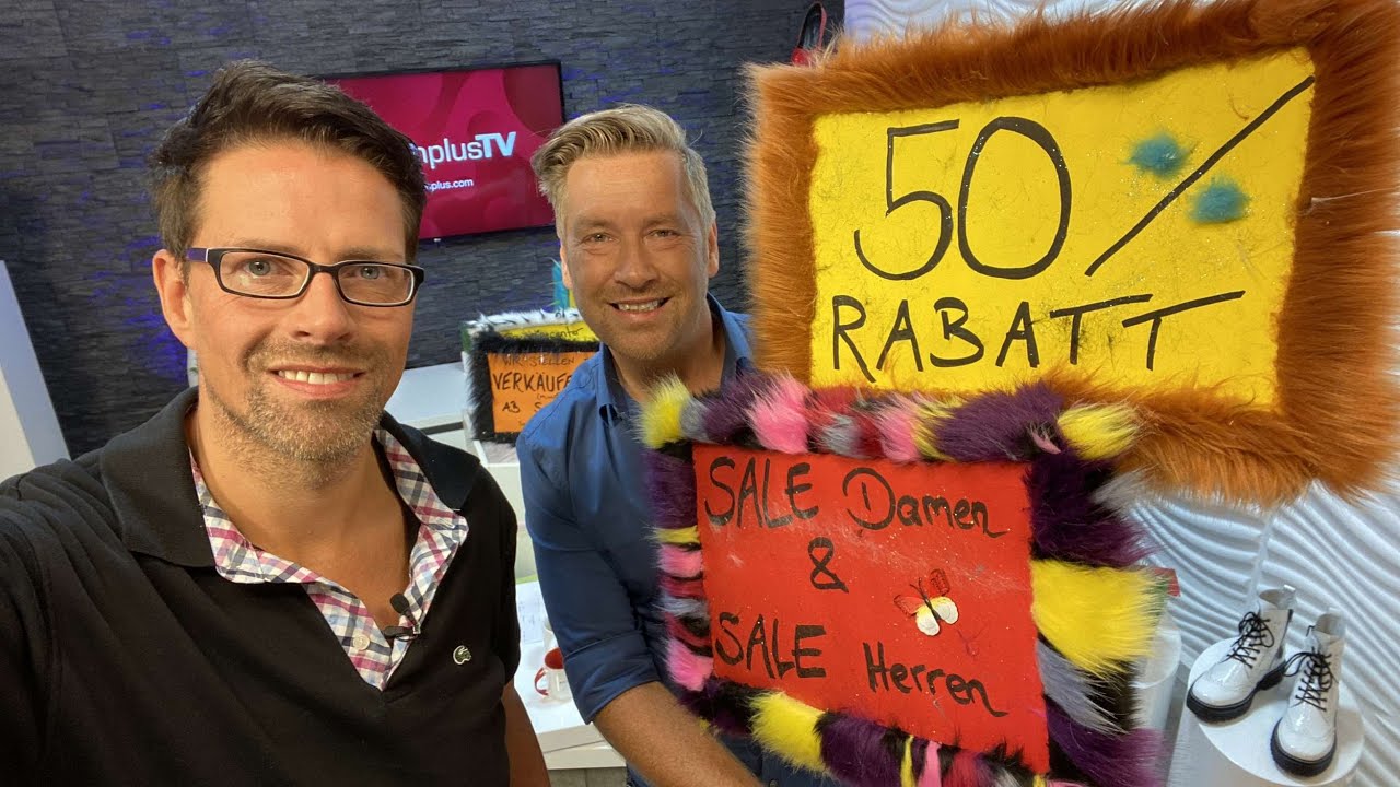 schuhplusTV am 01.09.2020 mit Kay Zimmer und Georg Mahn - Große Bühne für große Schuhe bei schuhplus