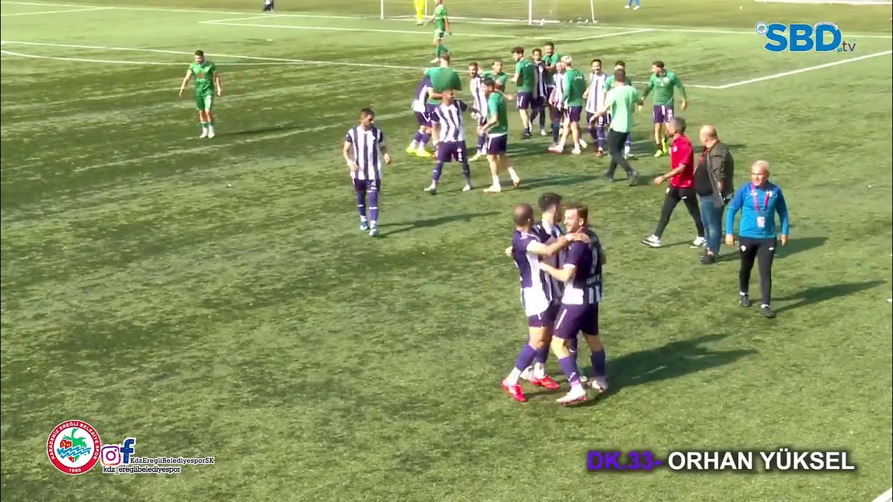 Karadeniz Ereğli Belediyespor 4 - Çarşambaspor 1 maçının önemli anları