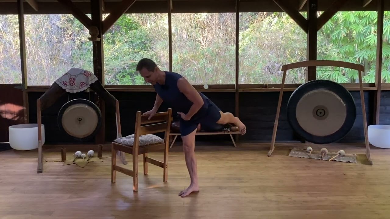 Hamstring video 4 is a standing stretch that also challenges your balance. With Danny Bridgeman 
