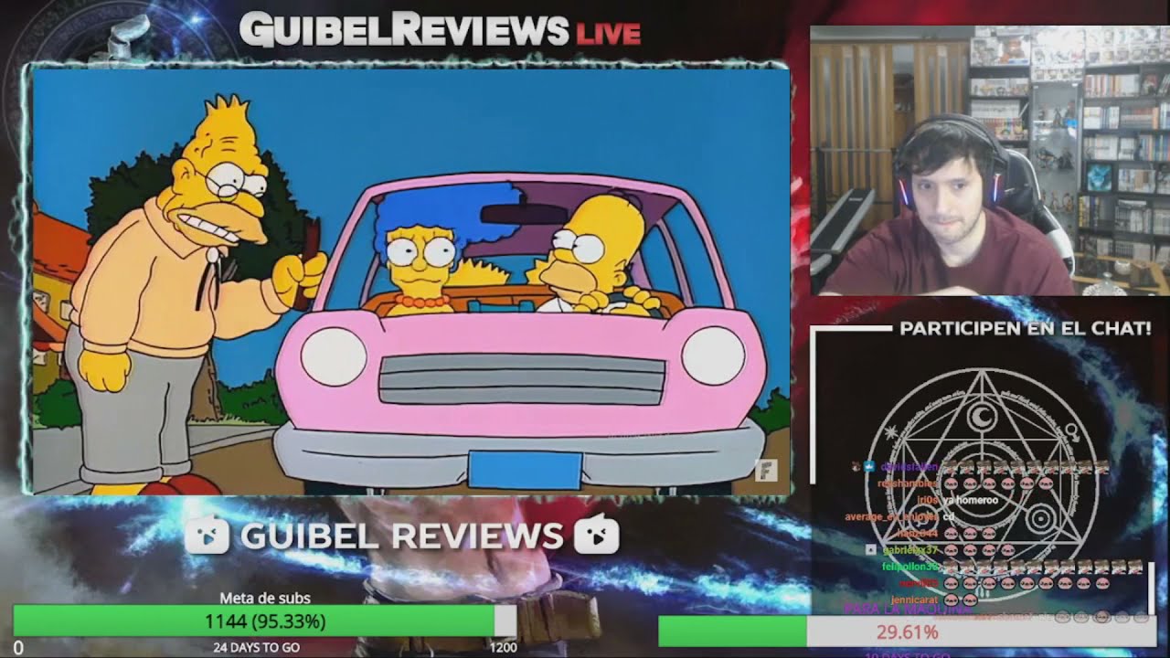 GUIBEL REACCIONA A LOS FINALES MAS TRISTES DE LOS SIMPSON