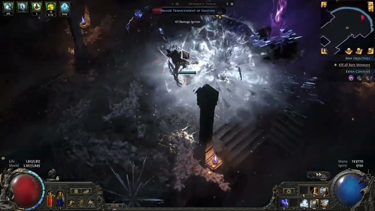 Path of Exile 2 Mapping - Icy shotgun Deadeye (Permafrost Bolts)