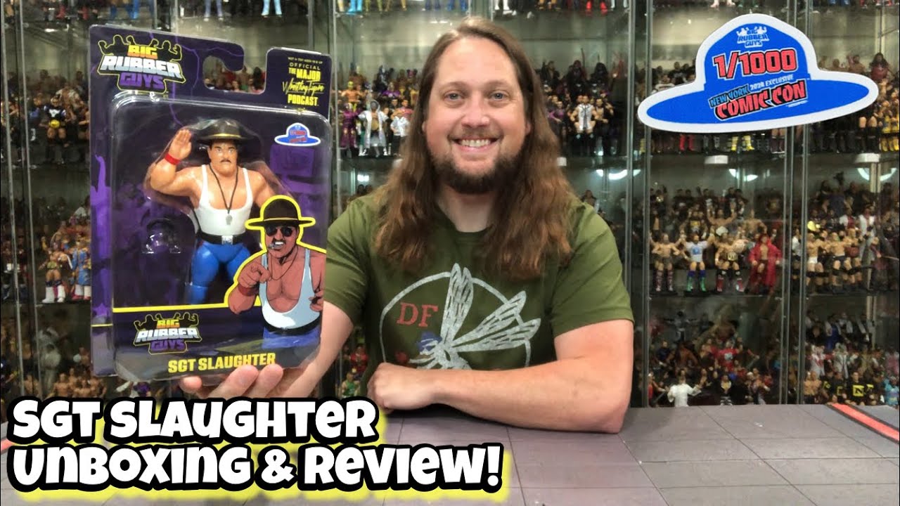 Sgt Slaughter New York Comic Con 1/1k Big Rubber Guys Exclusive Unboxing & Review!