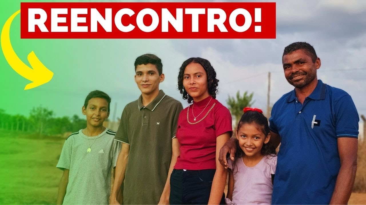PAI DE 4 FILHOS SE EMOCIONA AO REENCONTRAR FILHOS!❤️