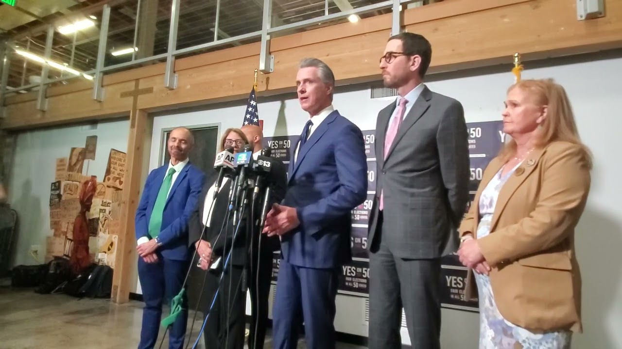 Gov. Newsom signs redistricting plan to counter Texas' Republicans' new congressional map