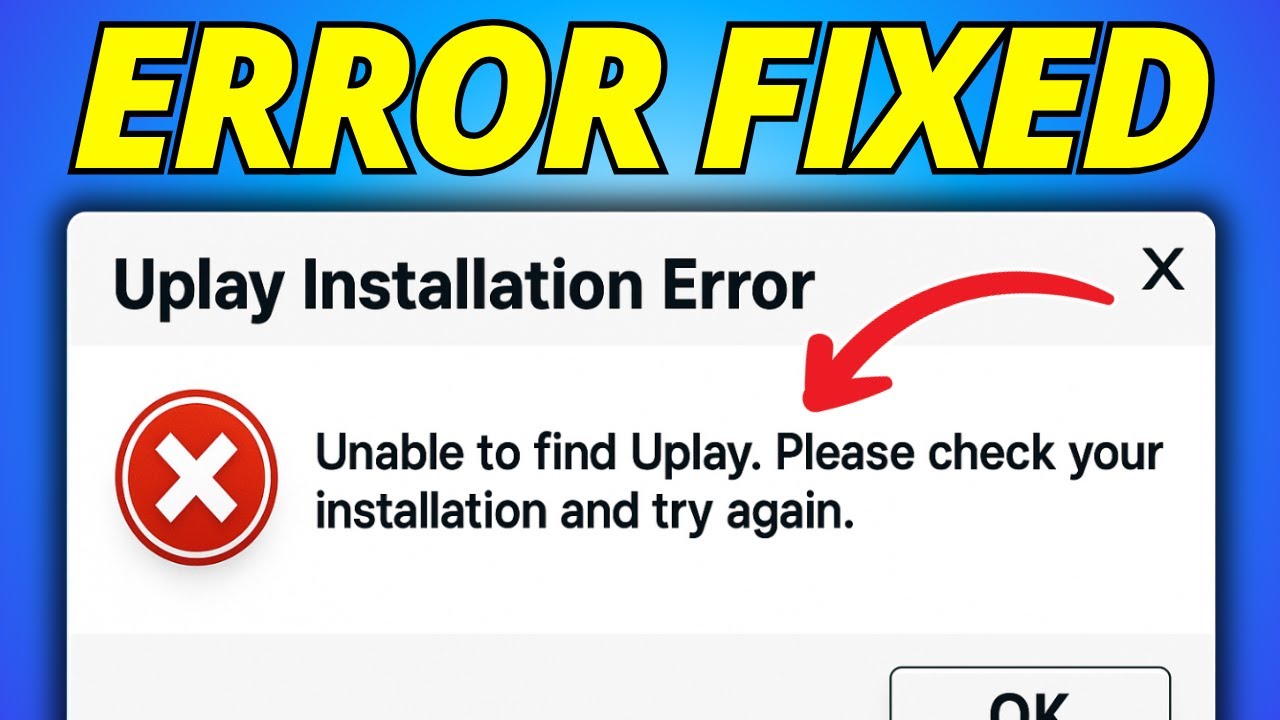 Fix Unable To Locate Uplay Rainbow Six Siege X