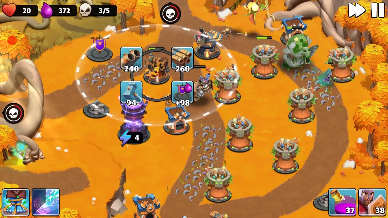 Castle Creeps TD - Chapter 17 Level 66-Stones Weep 3 Stars