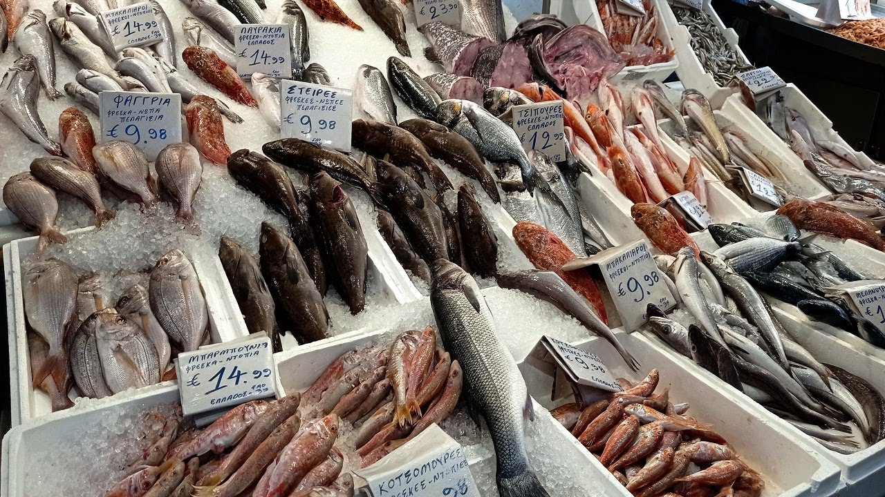 Athens, Greece - Varvakios Agora Market 🇬🇷