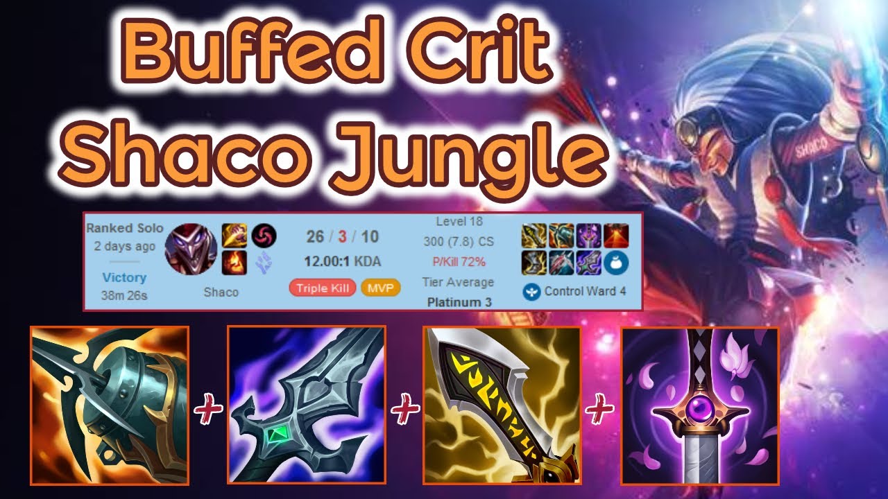 Buffed Shaco Platinum 2 Stomp - S12 Ranked [League of Legends] Full Gameplay - Infernal Shaco