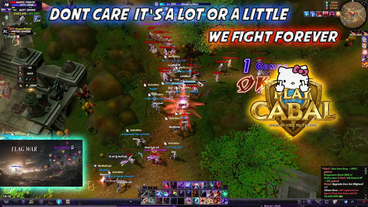 Cabal Online : [PLAY Cabal EP35] FB 1.6M ไม่สนชนหมดคนเท่าๆกันก็โดนไปดิ ขนกันมาเยอะๆอยากโดนนวด
