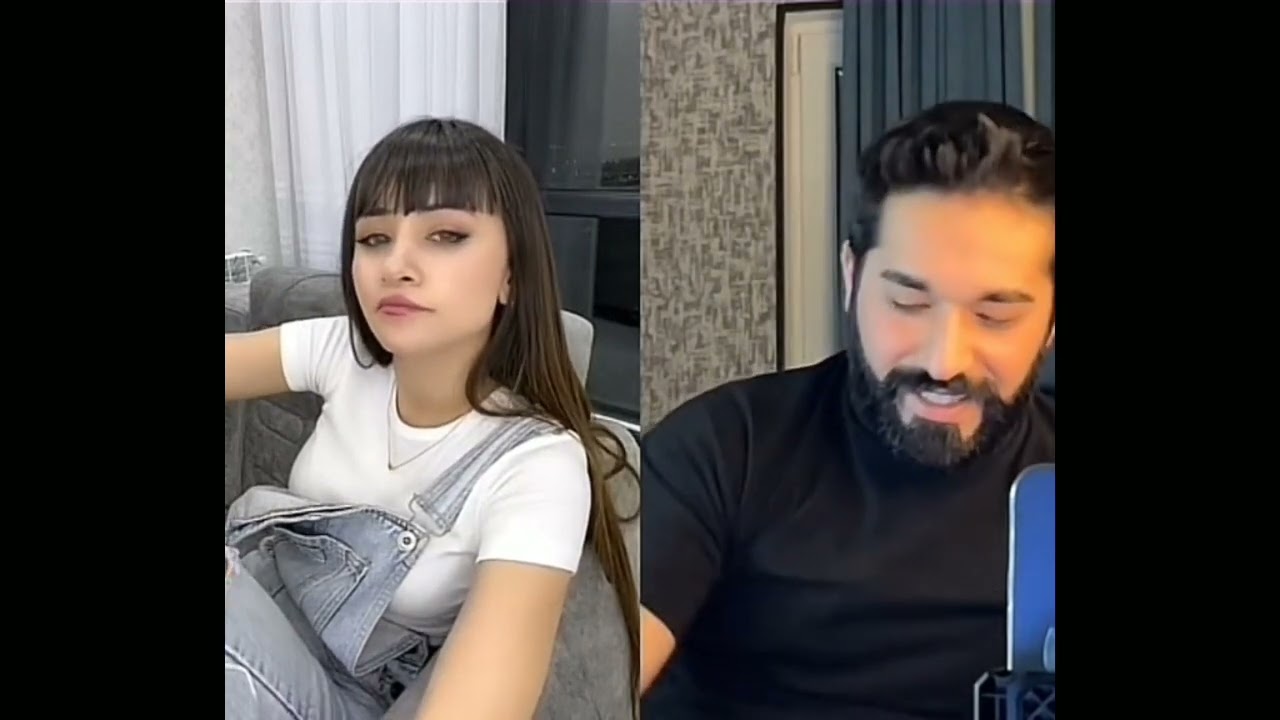 Nia Kurbanova qardaşı Emil ilə çox maraqlı tiktok canlı yayımı.