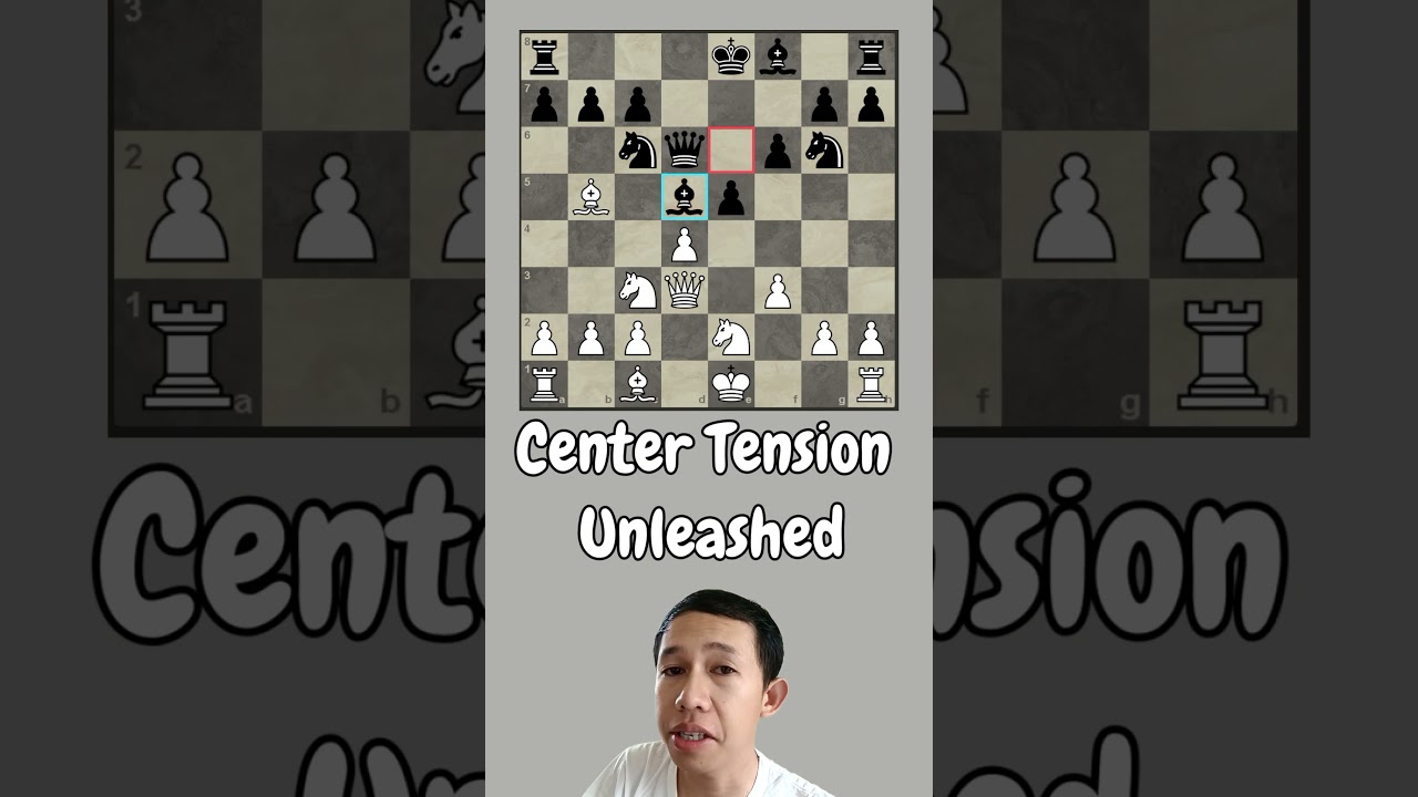 Center Tension Unleashes Discovered Attack: Piece Captured! 