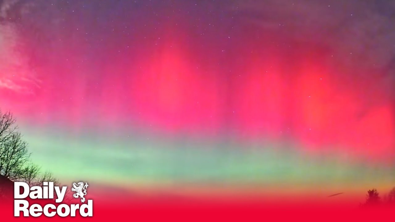Stunning Aurora timelapse captured in Scotland as UK is given spectacular Northern Lights show