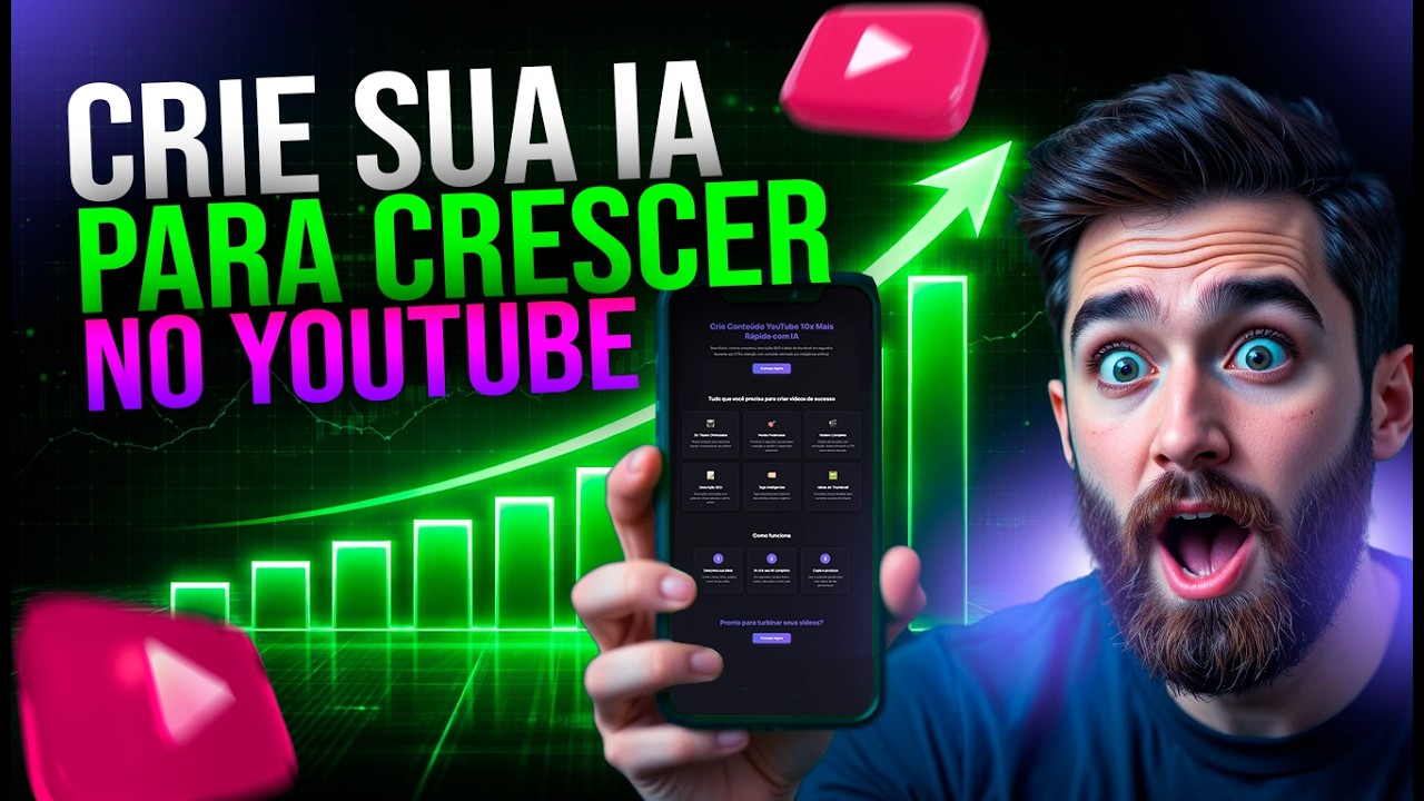 Como Criar Sua Própria IA Para Crescer no YouTube (Sem Programar)
