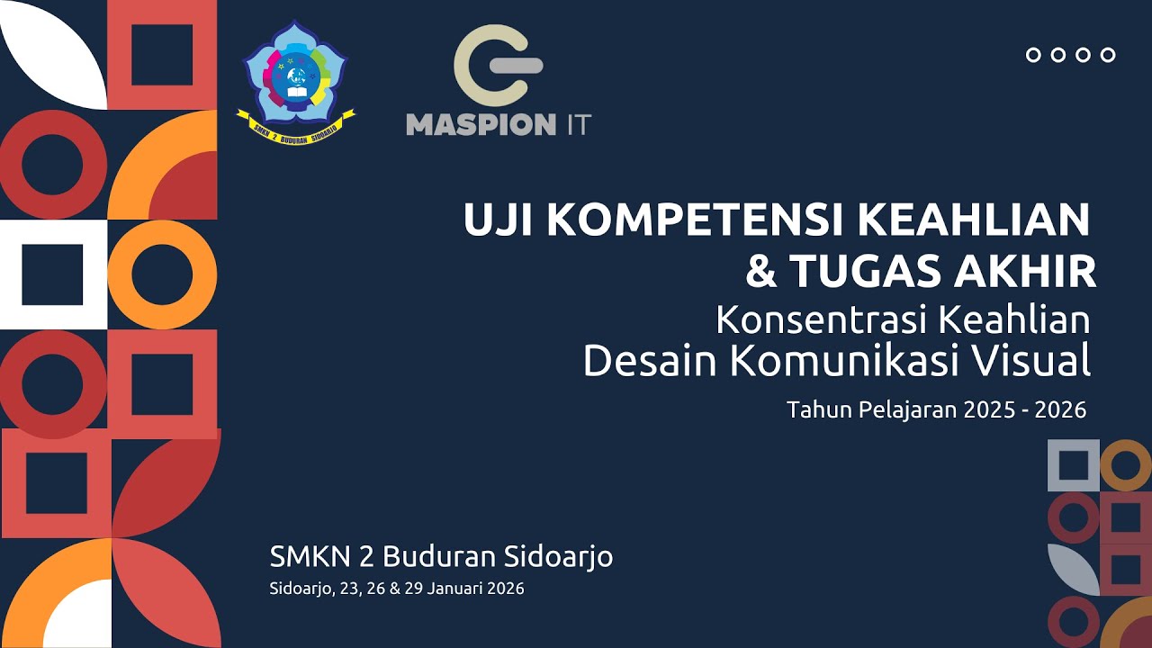 UKK dan TA Desain Komunikasi Visual SMKN 2 Buduran Sidoarjo 2025/2026