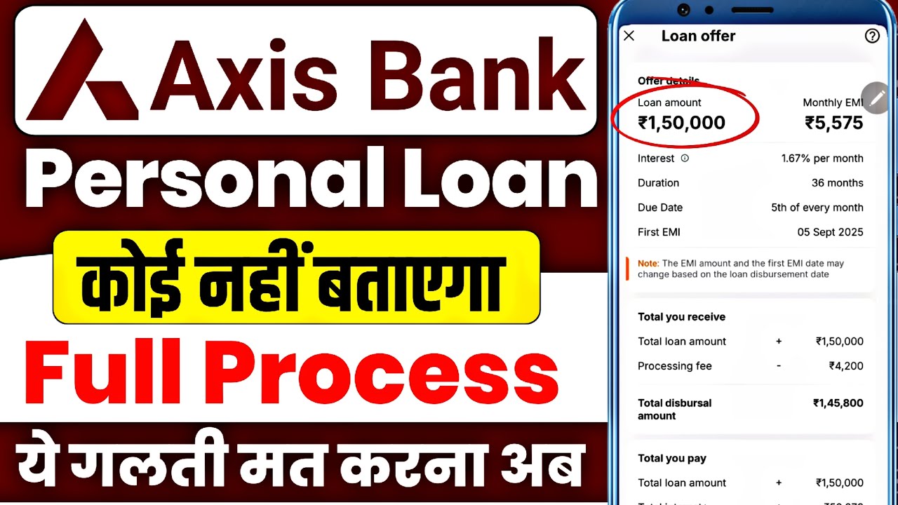 Axis Bank Personal Loan | Axis Bank Personal Loan Apply Online 2026 | Axis Bank Se Loan Kaise Le