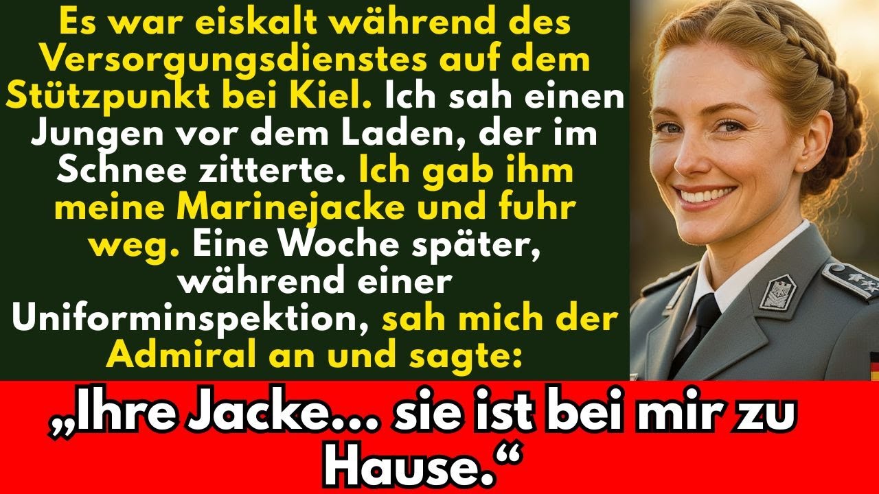 Ich verließ die Formation, um einem Kind im Schneesturm zu helfen–bis ich dem Admiral begegnete.