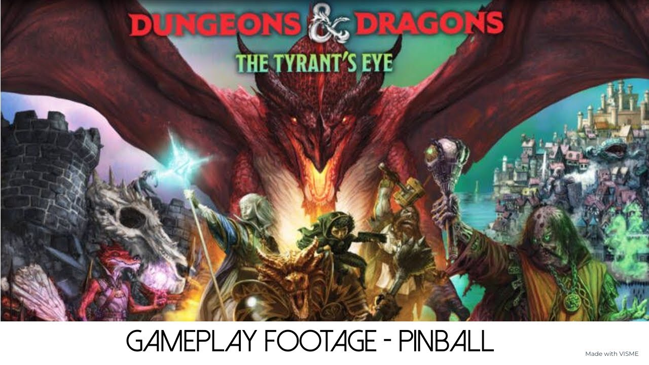 Dungeons & Dragons The Tyrants Eye Pro - Pinball - Gameplay Footage