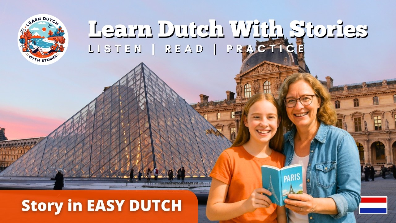 Naar Parijs met mama / Story in Dutch for beginners (A1 Dutch)