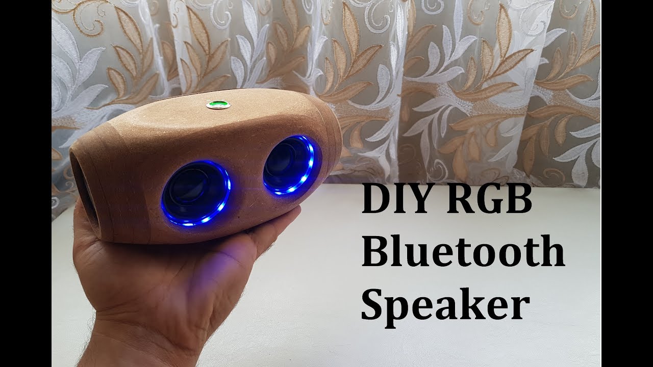 DIY RGB Bluetooth Speaker used Google Home Speakers