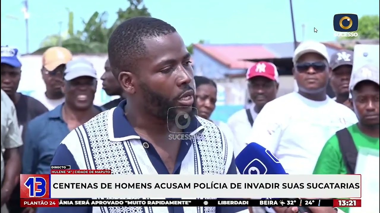 REVOLTA NAS SUCATARIAS: CENTENAS DE HOMENS ACUSAM POLÍCIA DE INVASÃO EM MAPUTO