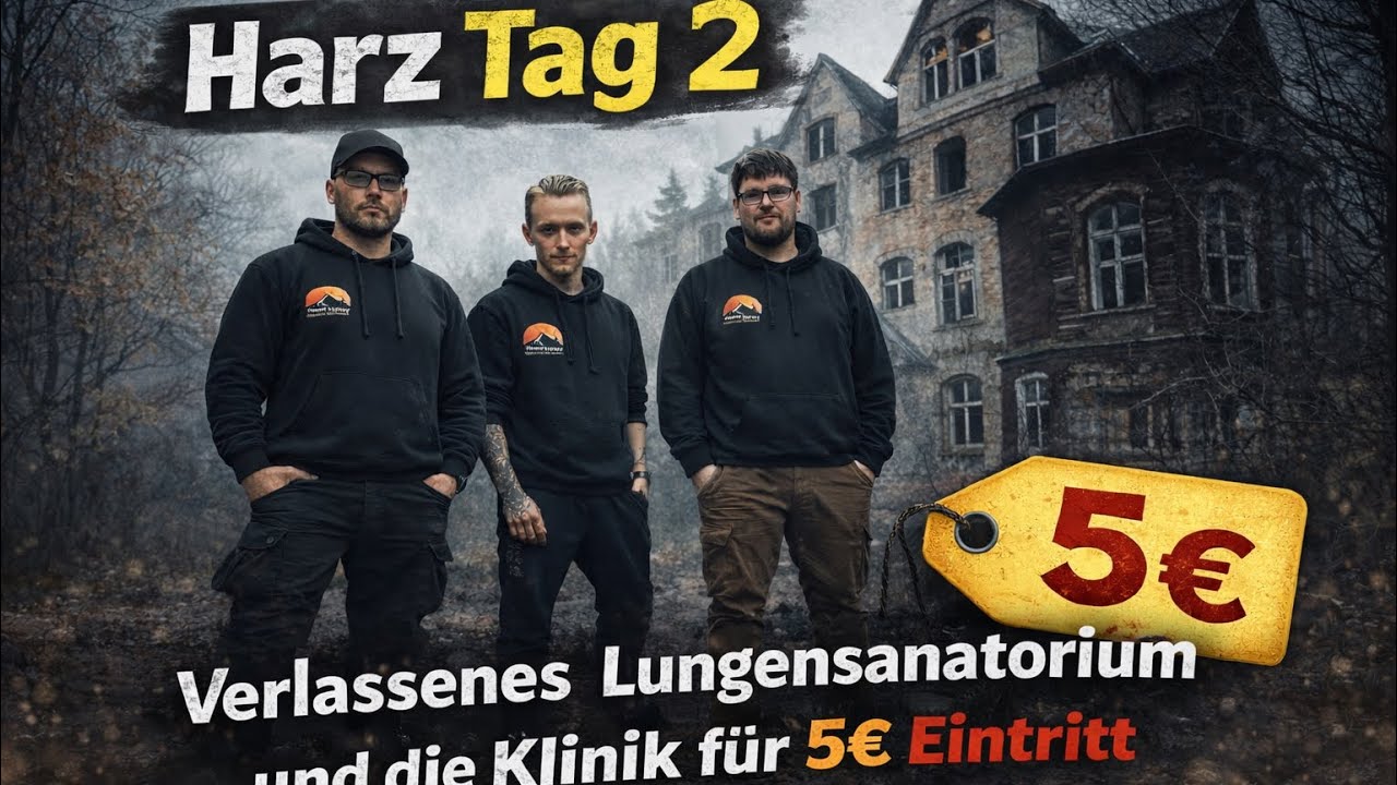 Harztour Tag 2 | Verlassene Kliniken 🏥 | Bezahlen für Lostplace?! 💸👻 #lostplacesgermany #lostplaces 
