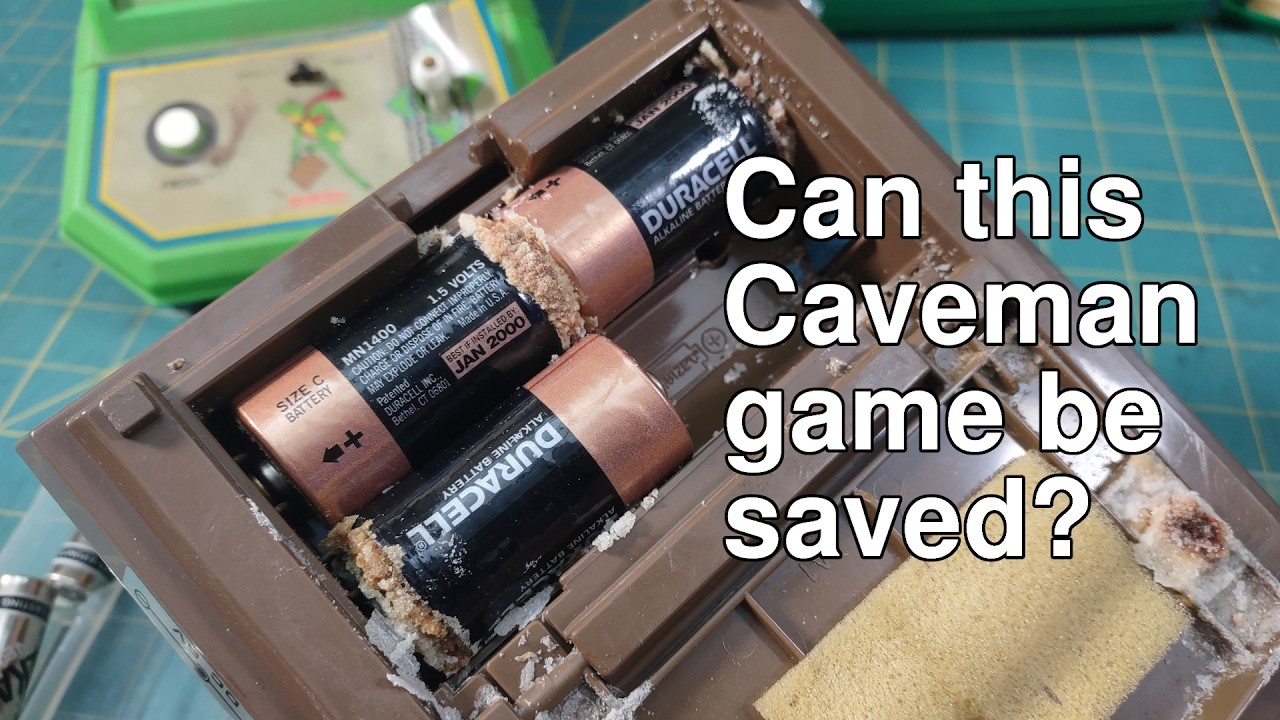 Frogger, Caveman, and Tandy Football restoration