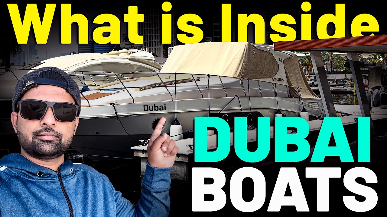 Inside Tour of A Luxury Yatch In Dubai | Price & Parking Cost of Luxury Yatch | English Subtitles