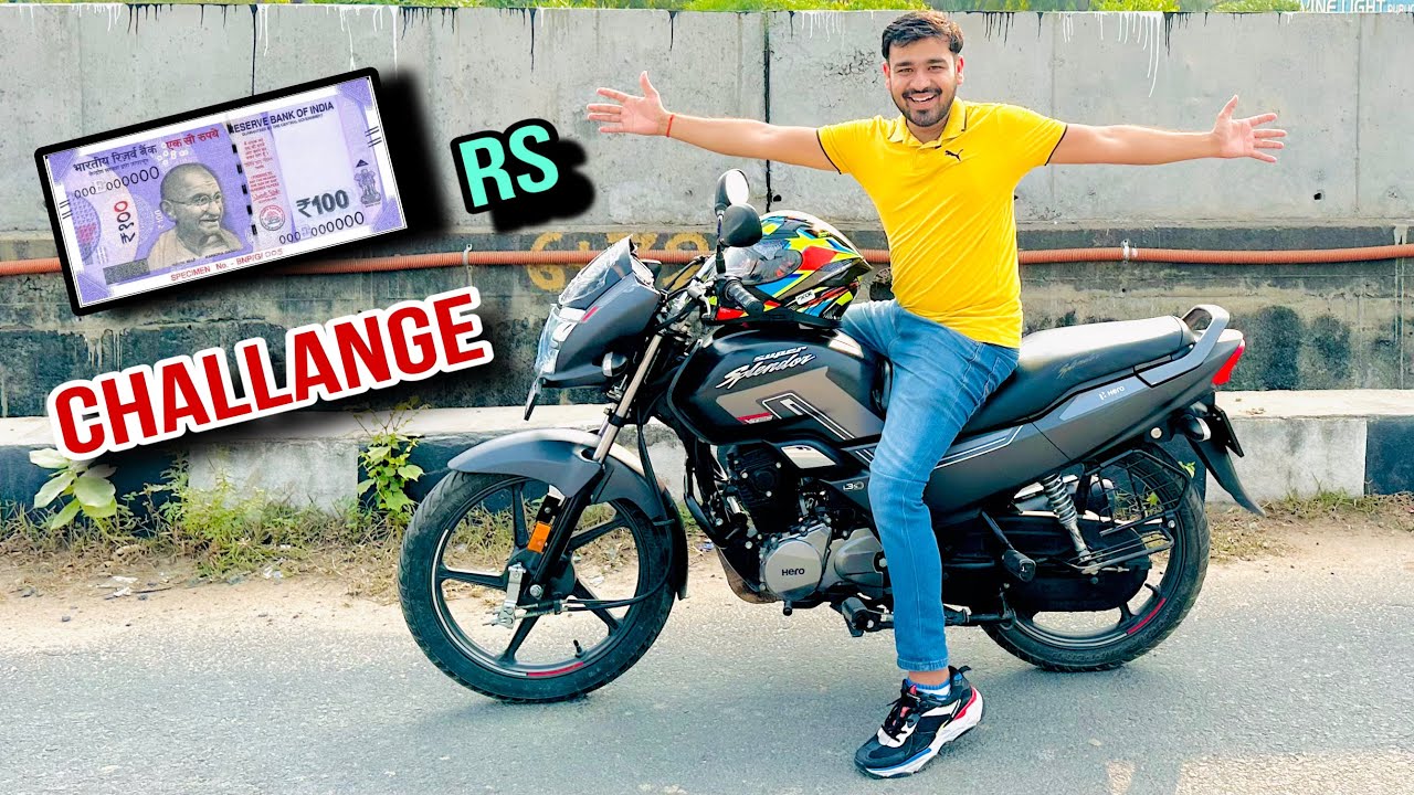 Hero Super Splendor XTEC 100 Rs Ride Challenge 🔥 Etawah to Auraiya Mileage Test