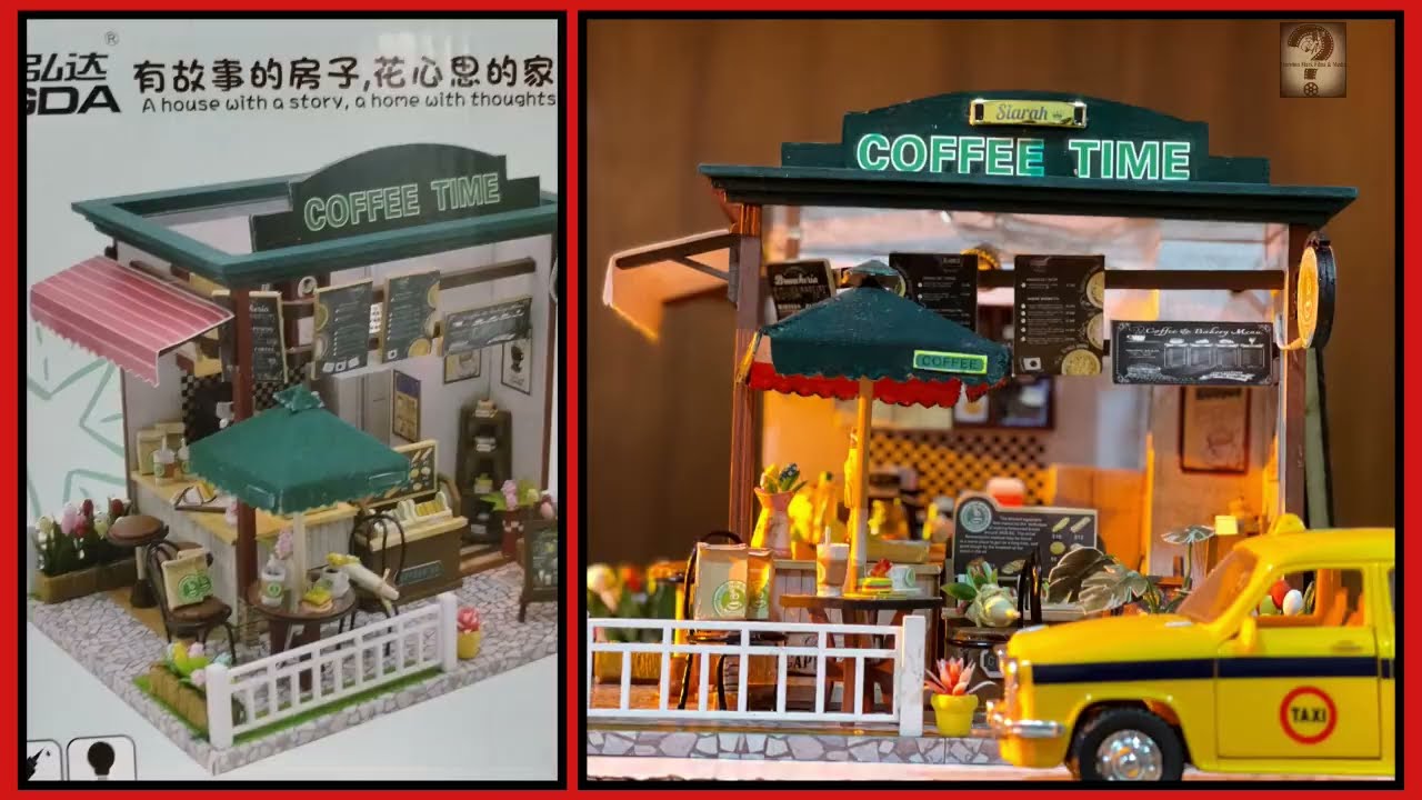 Hongda Miniature Coffee Shope.Code C006.CoffeeTime.#Guangzhou #hongda #miniaturecoffeeshope #coffee 