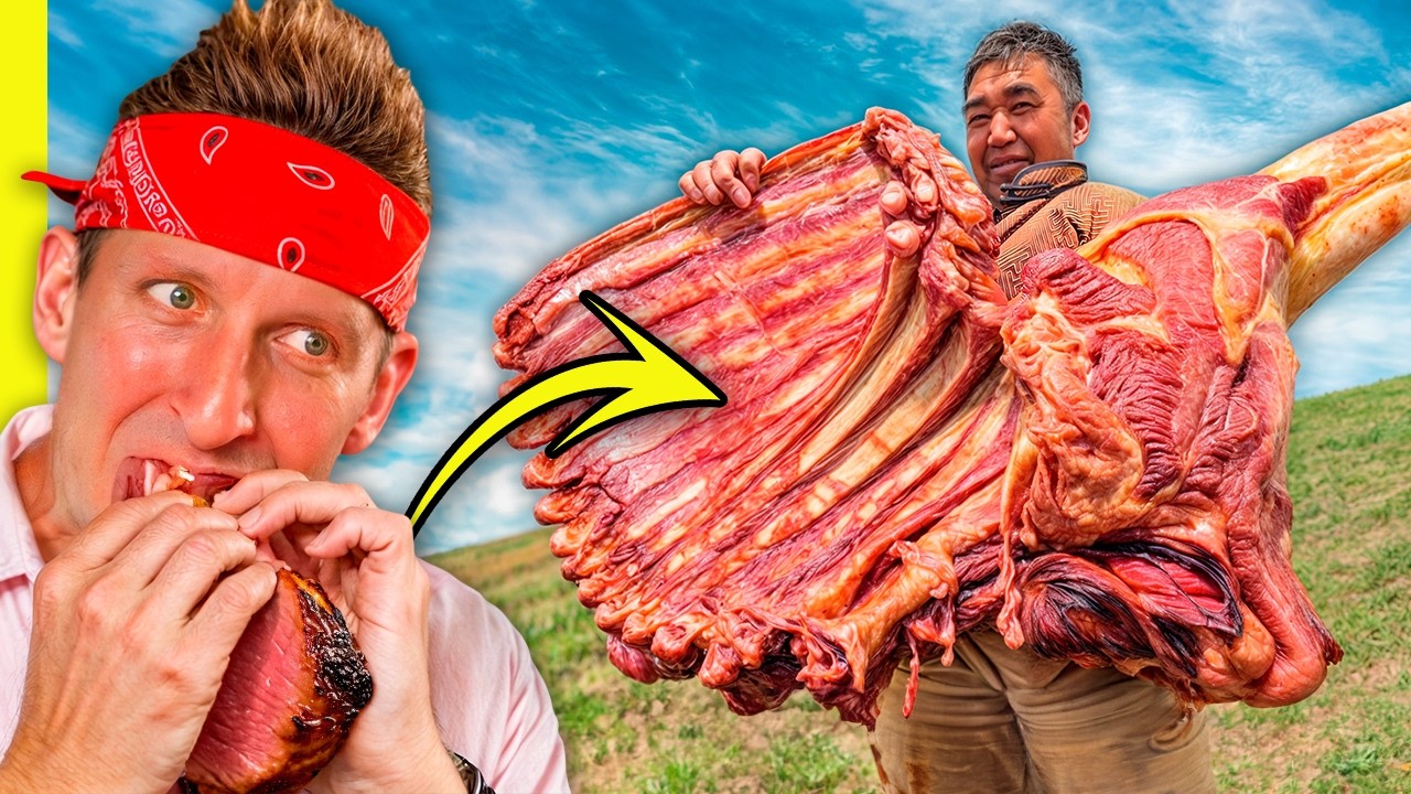 ¡Me comí un CABALLO en Mongolia! ¡Los veganos se horrorizarán!