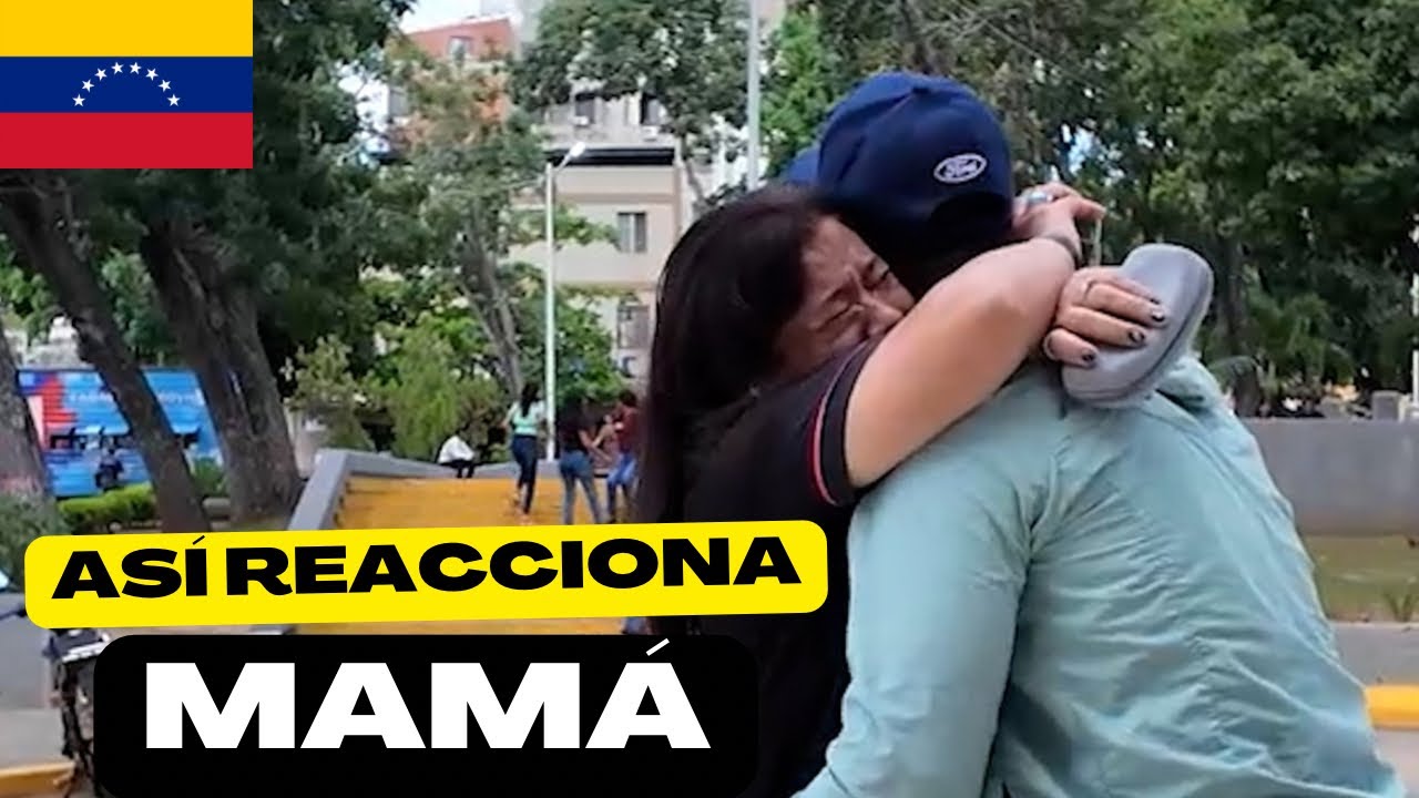 8 Años sin verla. MAMÁ se REENCUENTRA con su HIJO en VENEZUELA