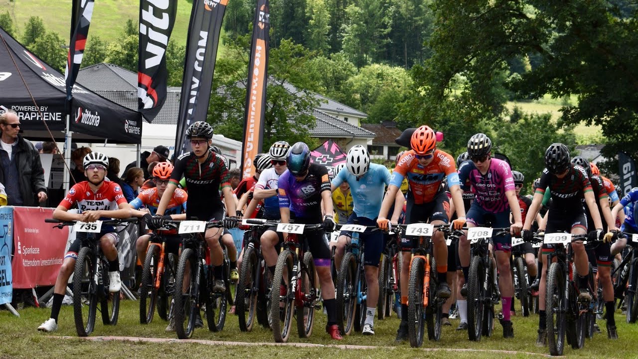 Saalhausen Shark Attack u17 xco mtb 3 nations cup NRW cup 15-06-2024 full race report