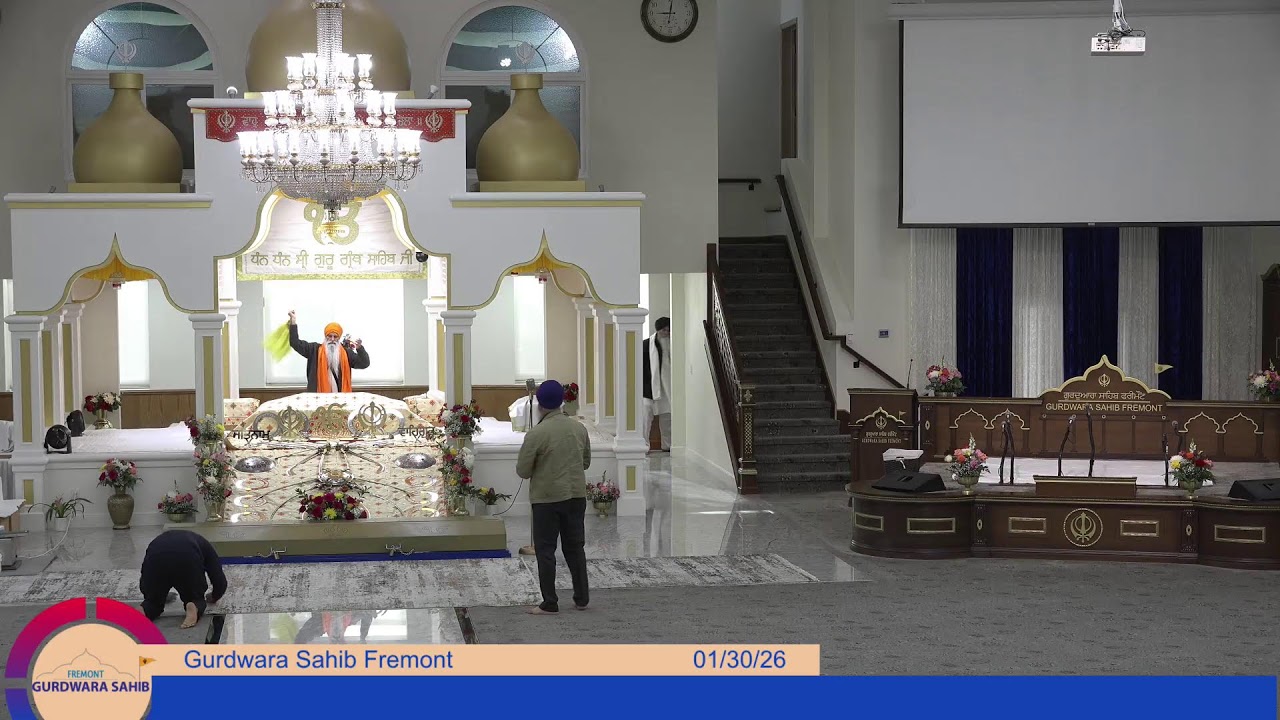 Gurdwara Sahib Fremont Morning Diwan 2026-01-30