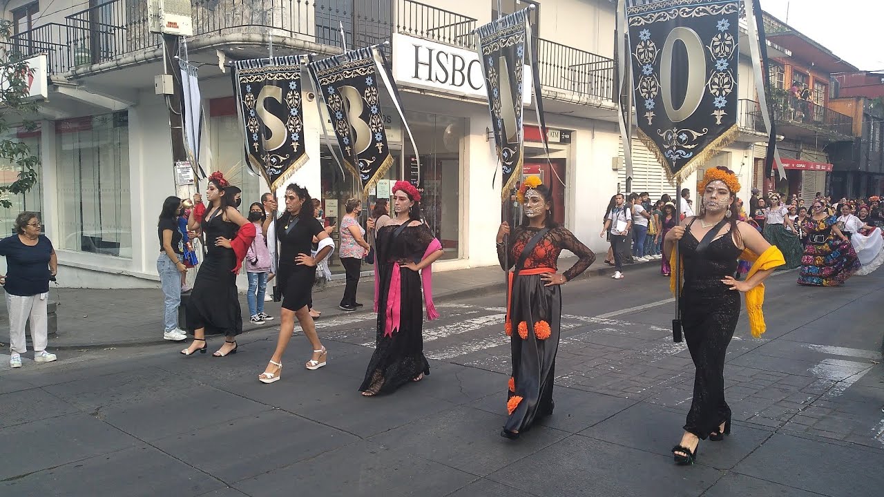 Desfile de catrinas, desfile del día de muertos 31/Octubre/2022 Córdoba Veracruz