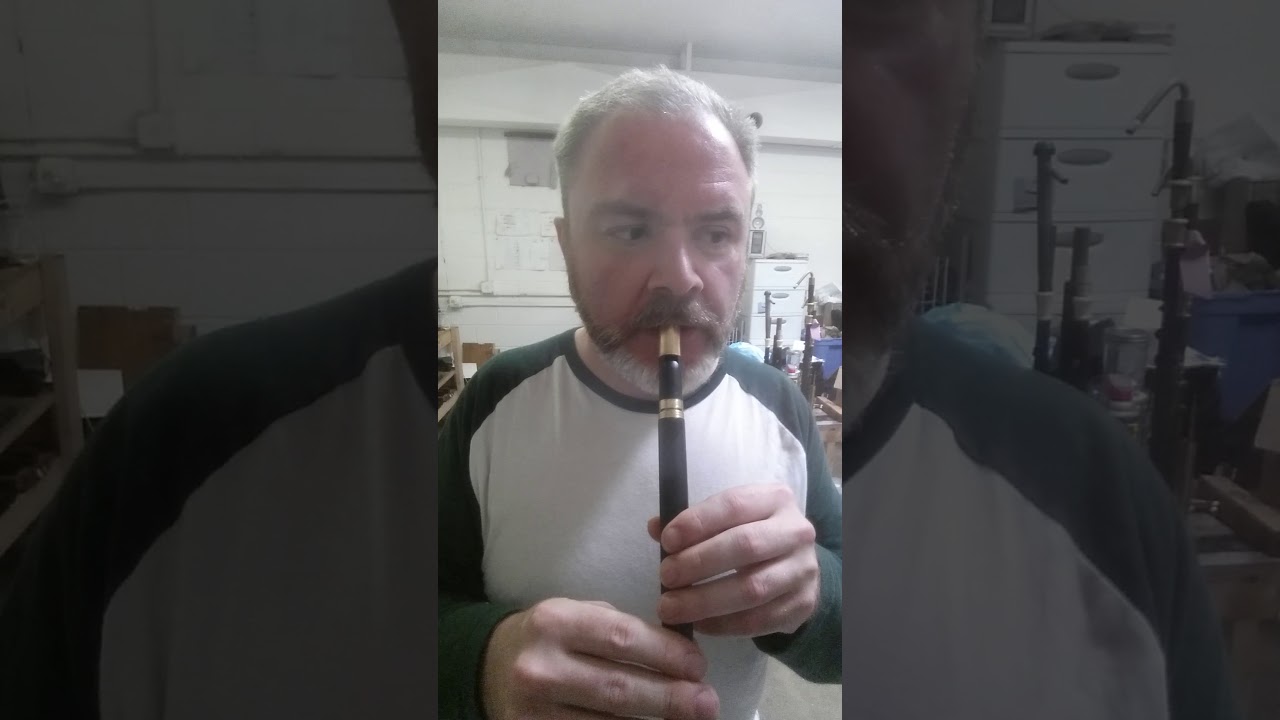 Loftus Jones on a Thornton Wooden Whistle.