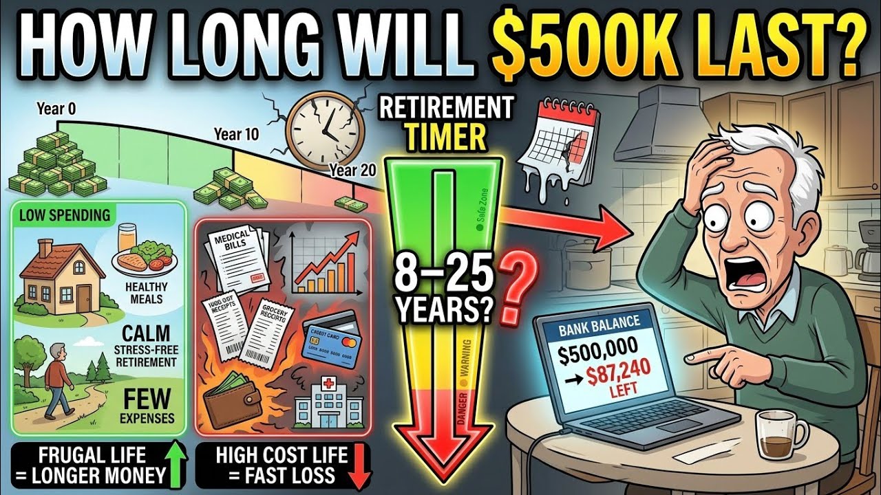 How Long will $500,000 Last in Retirement?