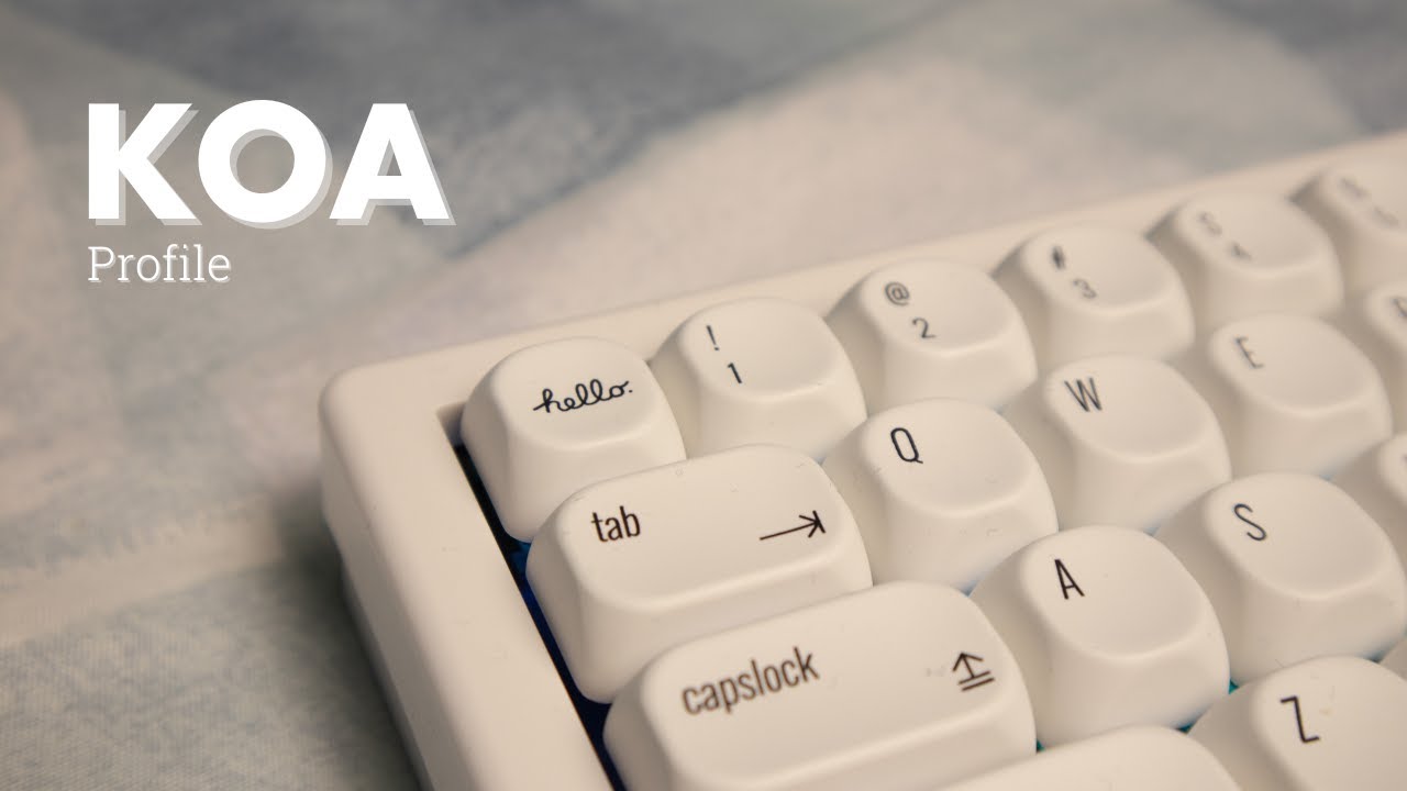 You have to try this keycap profile&hellip;