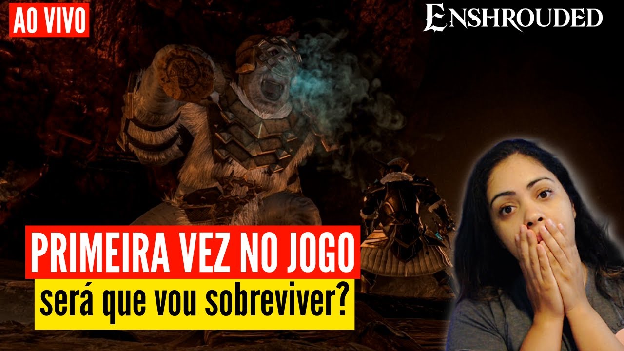 SOBREVIVENDO AO DESCONHECIDO! (Primeira Vez no Enshrouded) Gameplay PT-BR