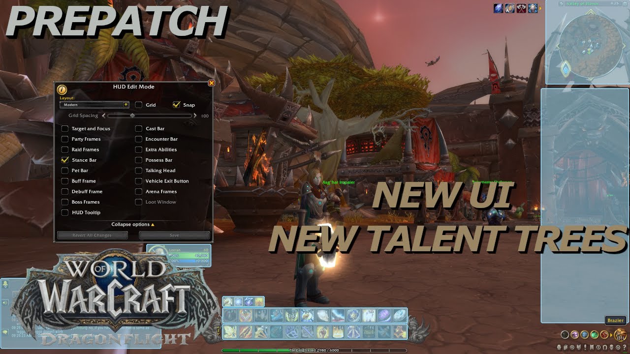World of Warcraft - Dragonflight - Prepatch Phase 1 - UI Changes and Talents - Paladin