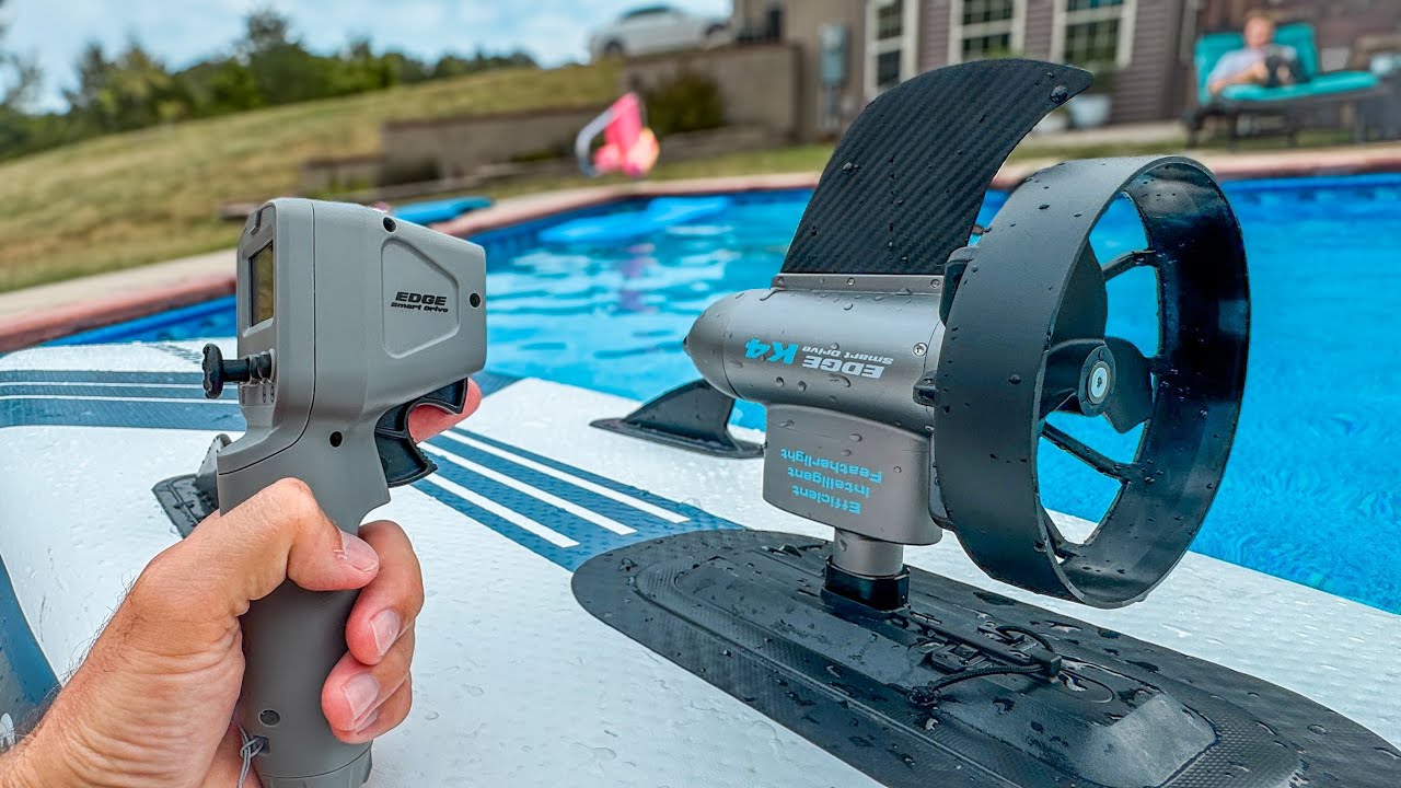 BEST Kayak & SUP Motor for Inflatables | Edge K4 Smart Drive